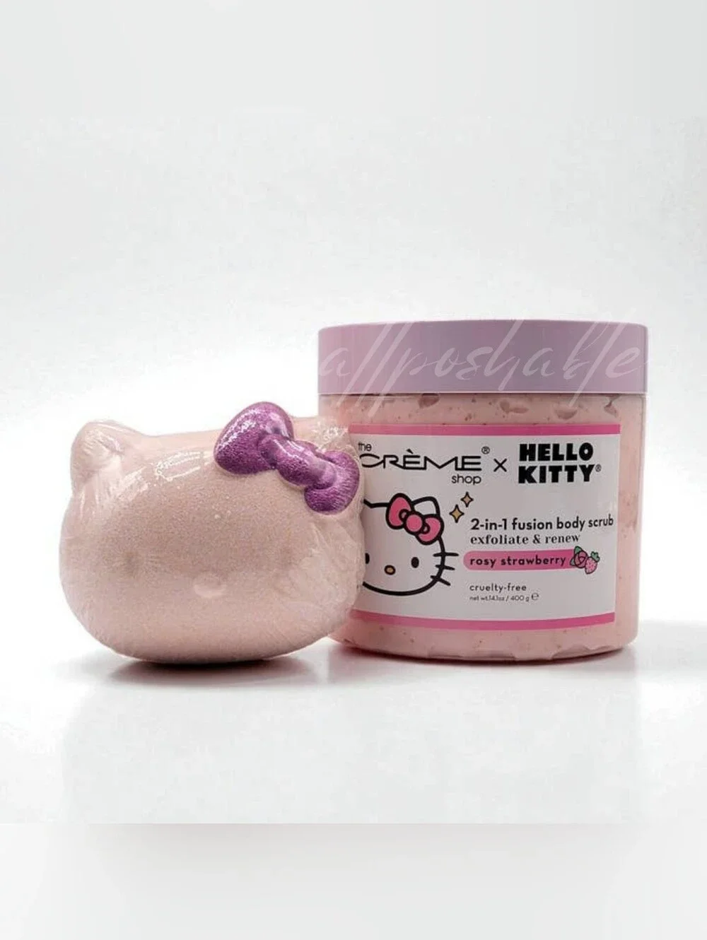 The Creme Shop X Hello Kitty Silky Skin Spa Set - Rosy Strawberry